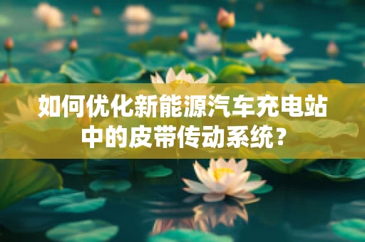 如何优化新能源汽车充电站中的皮带传动系统？