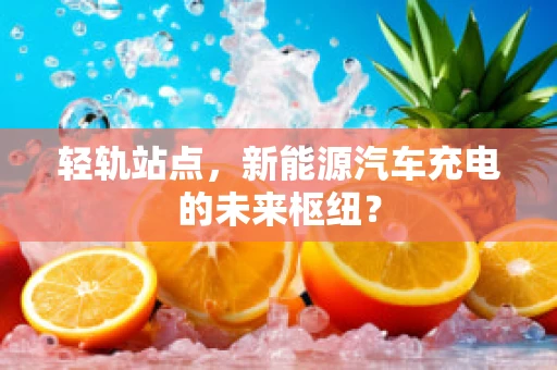 轻轨站点，新能源汽车充电的未来枢纽？