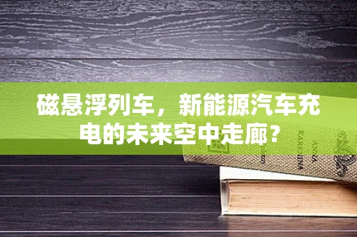 磁悬浮列车，新能源汽车充电的未来空中走廊？