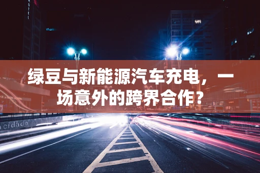 绿豆与新能源汽车充电，一场意外的跨界合作？