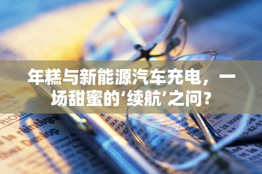 年糕与新能源汽车充电，一场甜蜜的‘续航’之问？