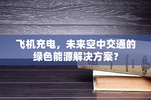 飞机充电，未来空中交通的绿色能源解决方案？